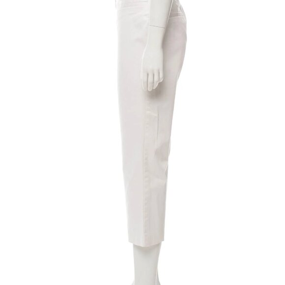 Lafayette 148 White Cropped Pant size 8 - Picture 2 of 7